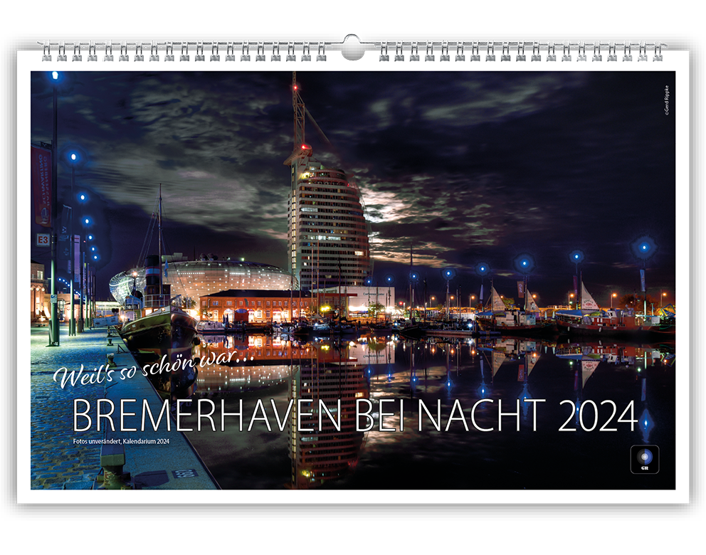 Bremerhaven bei Nacht 2024